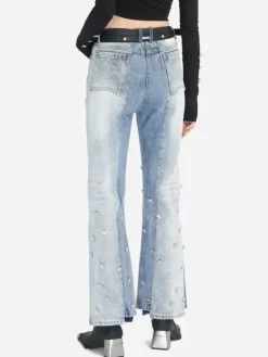 Women C2H4 005 - Emblem Button Jeans