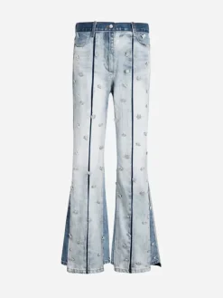 Women C2H4 005 - Emblem Button Jeans
