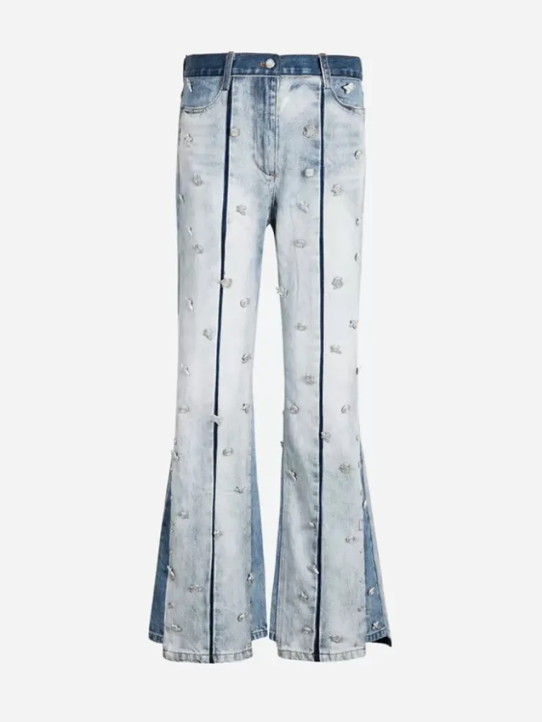 Women C2H4 005 - Emblem Button Jeans