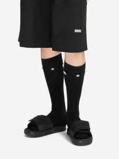 Men C2H4 005 - Emblem Button Socks