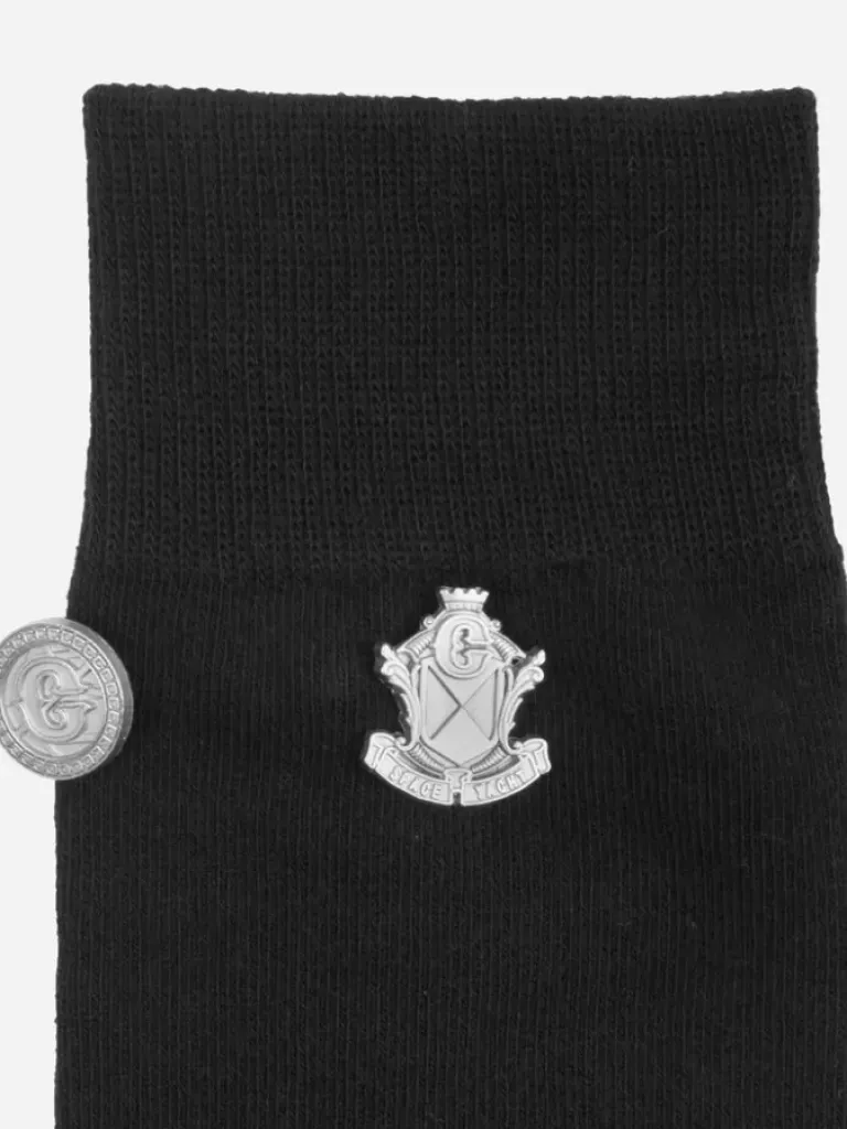 Men C2H4 005 - Emblem Button Socks