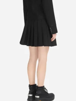 Women C2H4 005 - Emblem Pleated Miniskirt