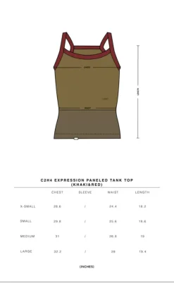 Women C2H4 007 - Expression Paneled Tank Top