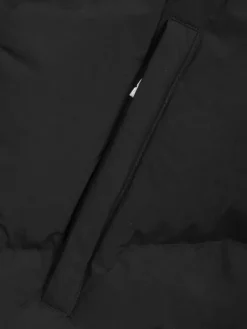 Men C2H4 004 - Faux-Fur Collar Stripe Down Jacket
