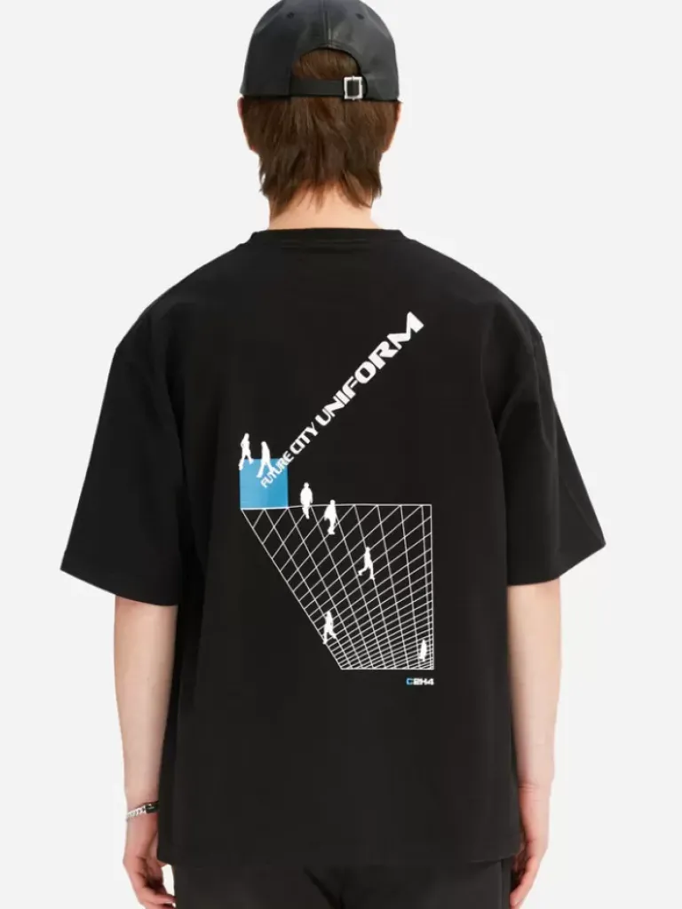 Men C2H4 005 - "Future City Uniform" T-Shirt