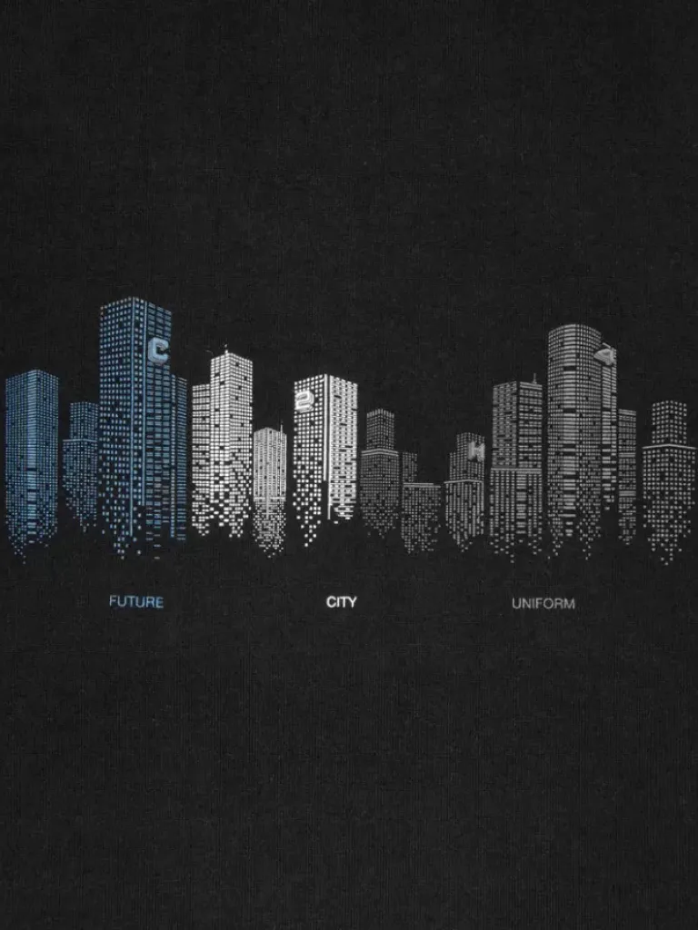 Men C2H4 005 - "Future City Uniform" T-Shirt