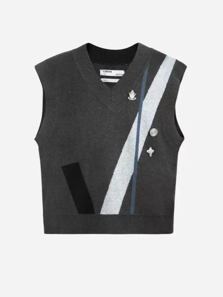 Men C2H4 005 - Geometry Knit Vest