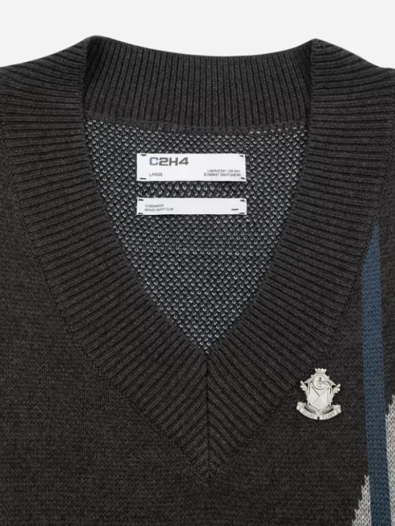 Men C2H4 005 - Geometry Knit Vest