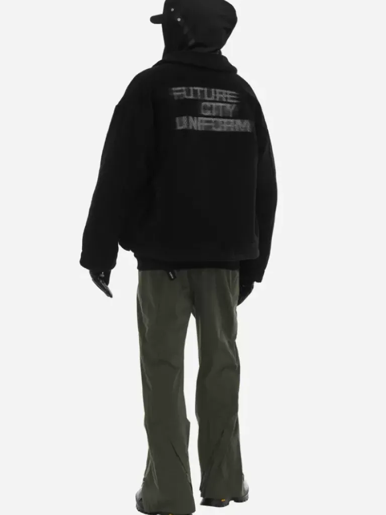 Men C2H4 006 - Handprint Padded Fleece Jacket