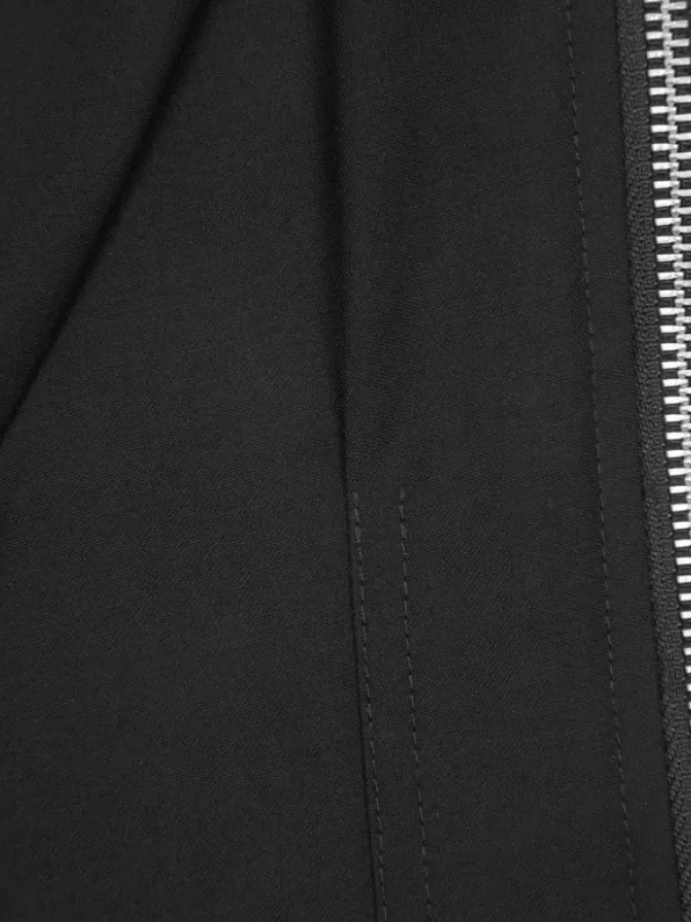 Men C2H4 006 - "Hidden Luster" Zipper Tailored Trousers