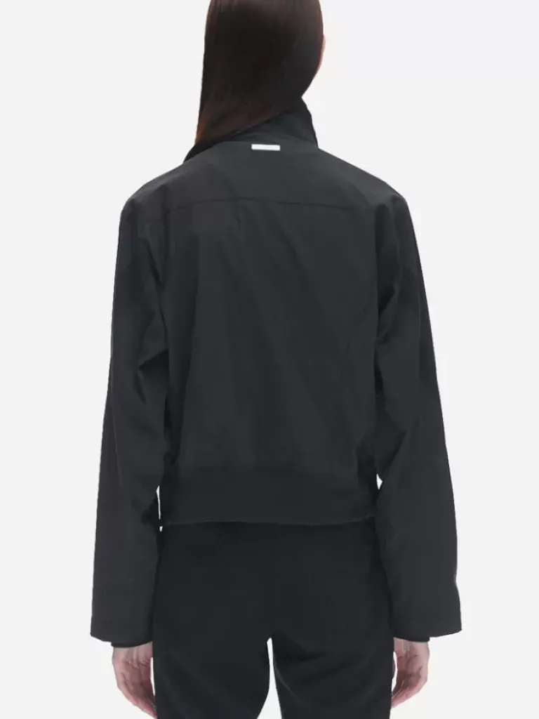 Women C2H4 002 - Intervein Panelled Double Collar Jacket