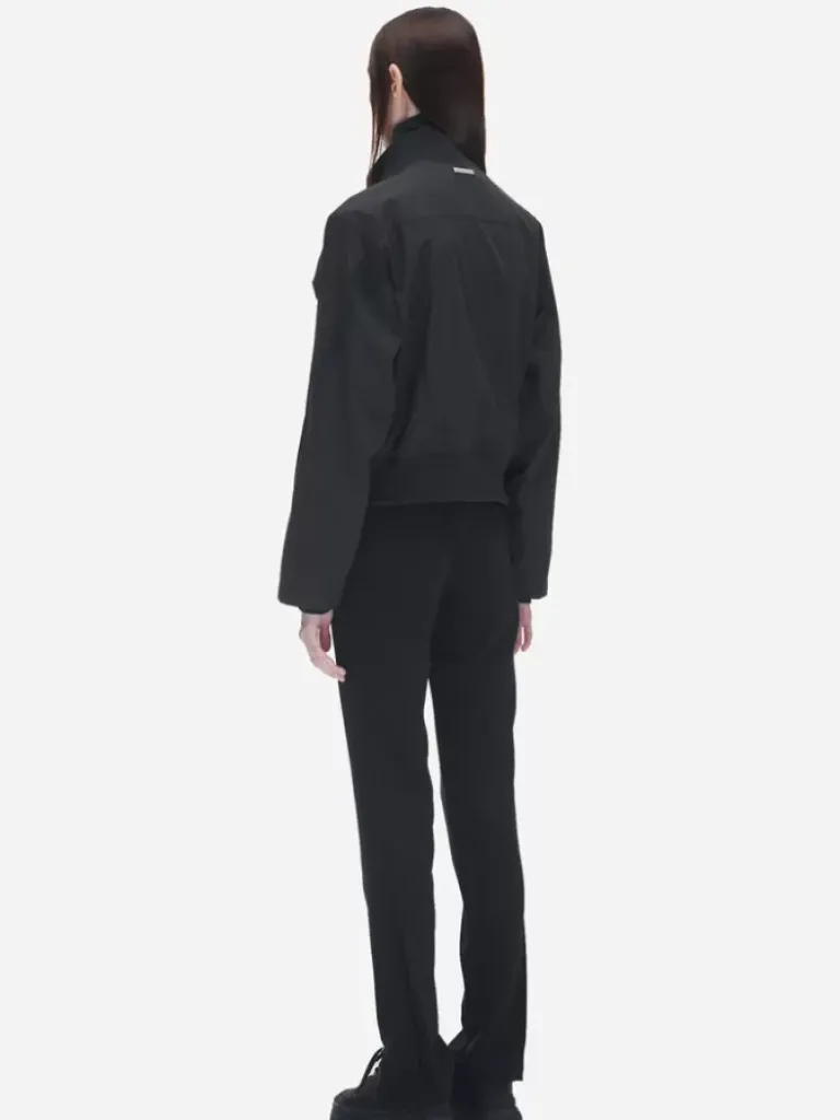 Women C2H4 002 - Intervein Panelled Double Collar Jacket