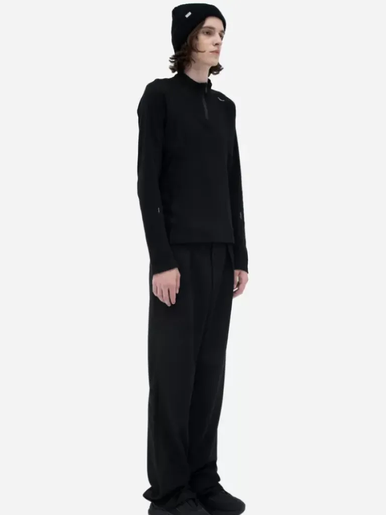 Men C2H4 002 - Intervein Panelled Long-Sleeve Jersey T-Shirt