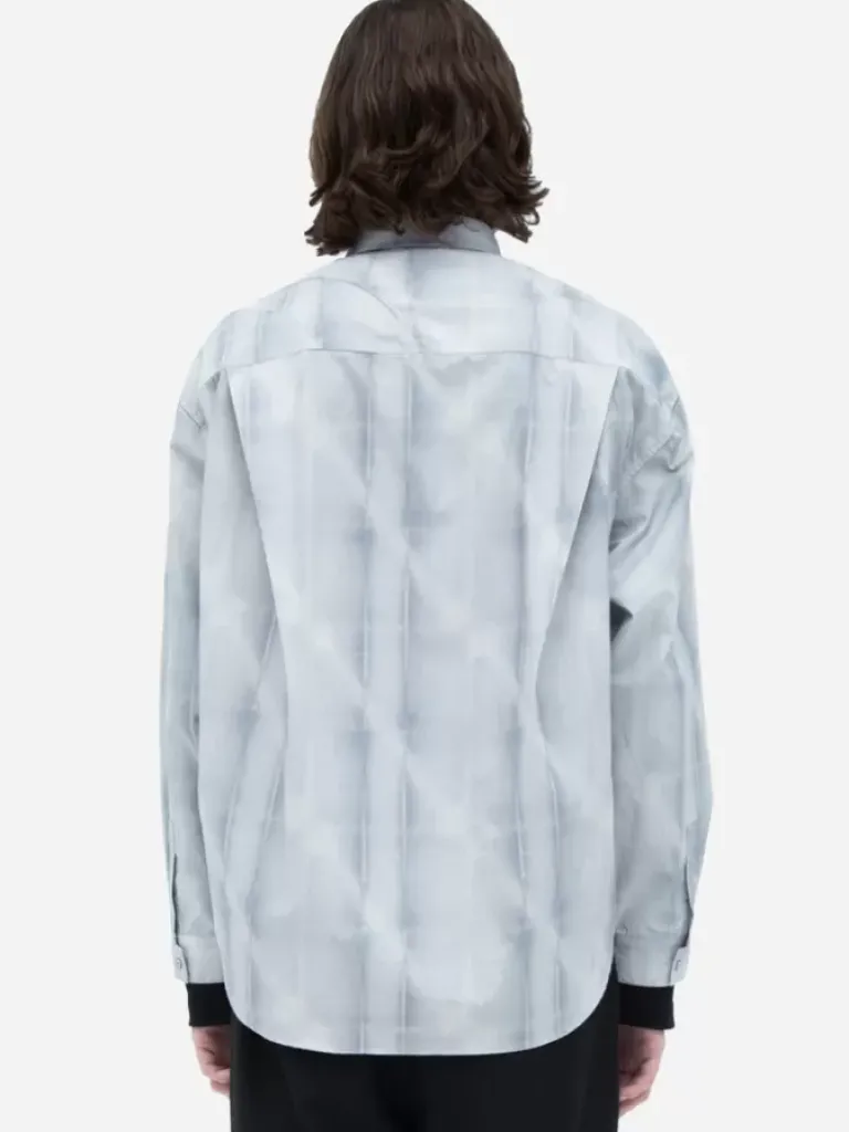 Men C2H4 002 - Intervein Panelled Shirt