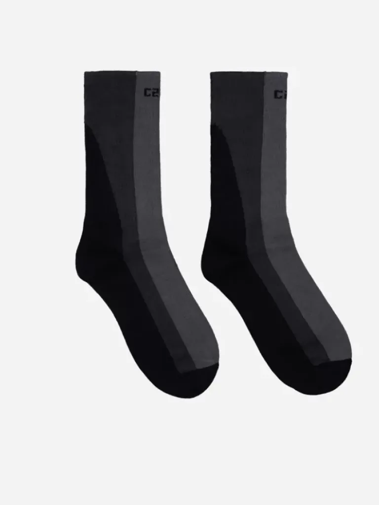 Men C2H4 002 - Intervein Panelled Socks