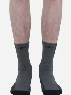 Men C2H4 002 - Intervein Panelled Socks