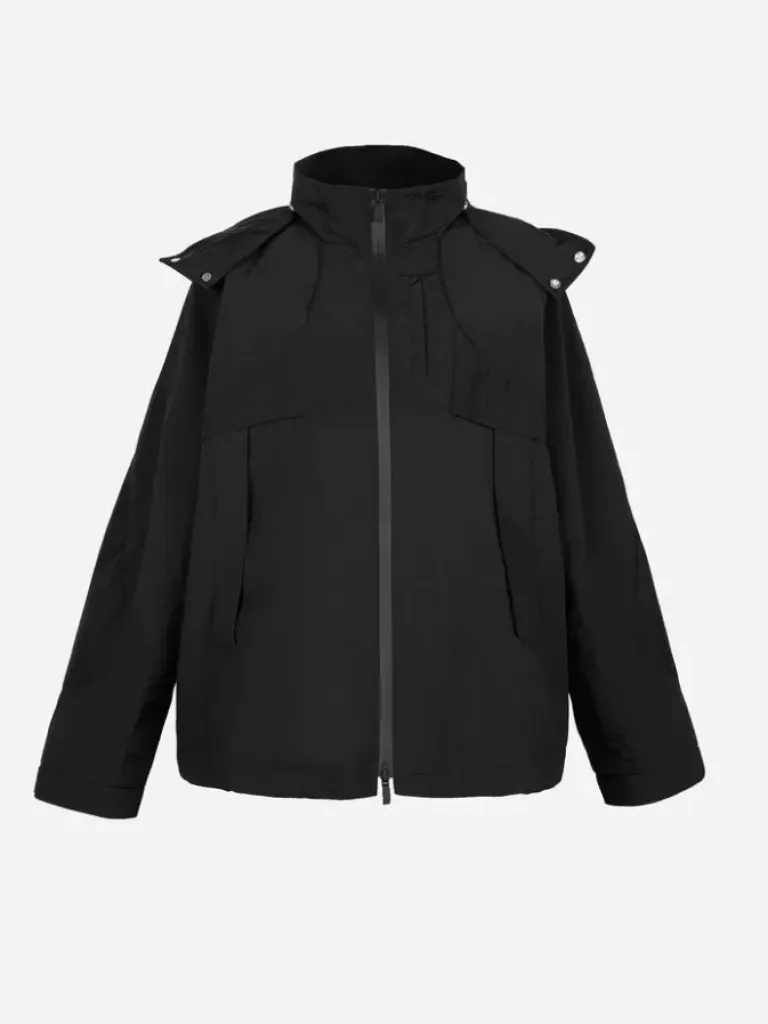 Men C2H4 004 - Intervein Panelled Windbreaker