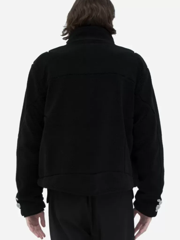 Men C2H4 002 - Intervein Stitch Fleece Jacket
