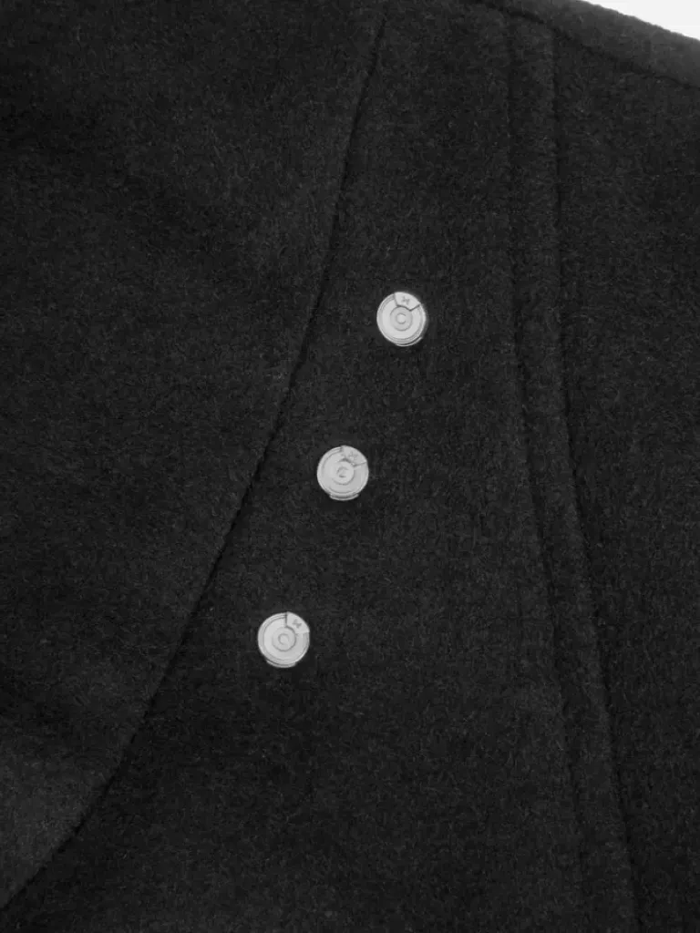 Men C2H4 006 - Intervene Paneled Woolen Windbreaker