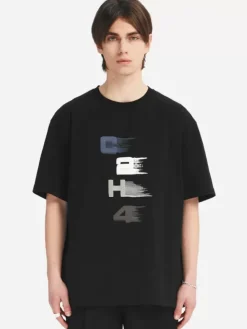 Men C2H4 005 - Layered Print Logo T-Shirt