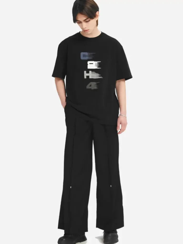 Men C2H4 005 - Layered Print Logo T-Shirt