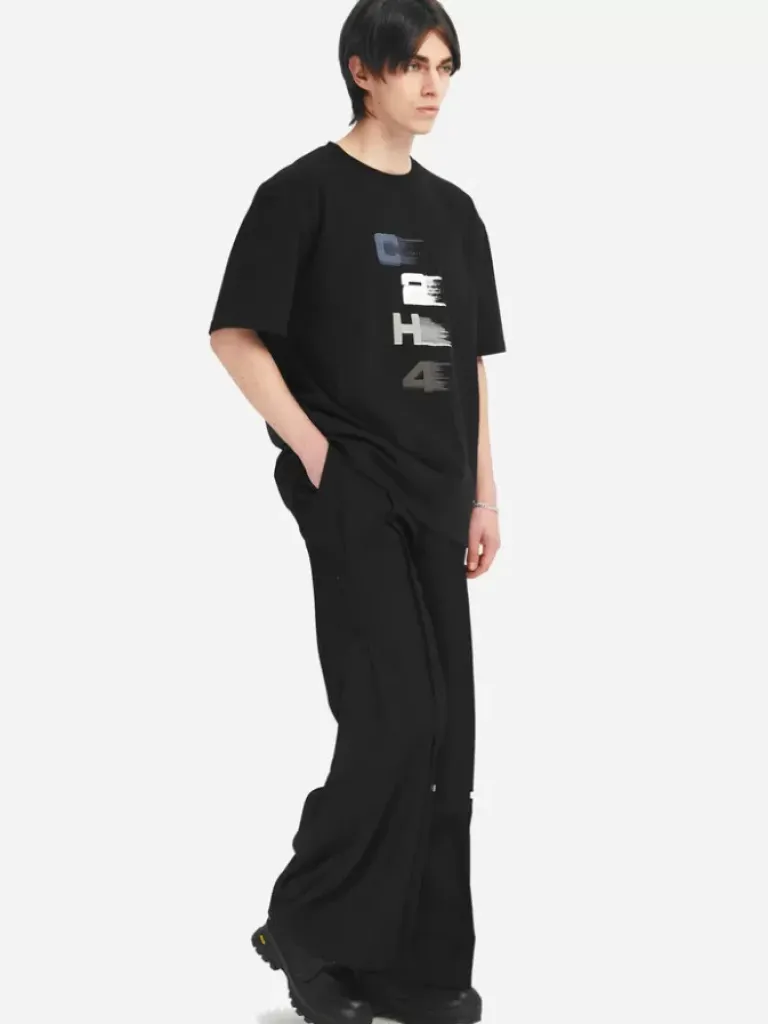 Men C2H4 005 - Layered Print Logo T-Shirt