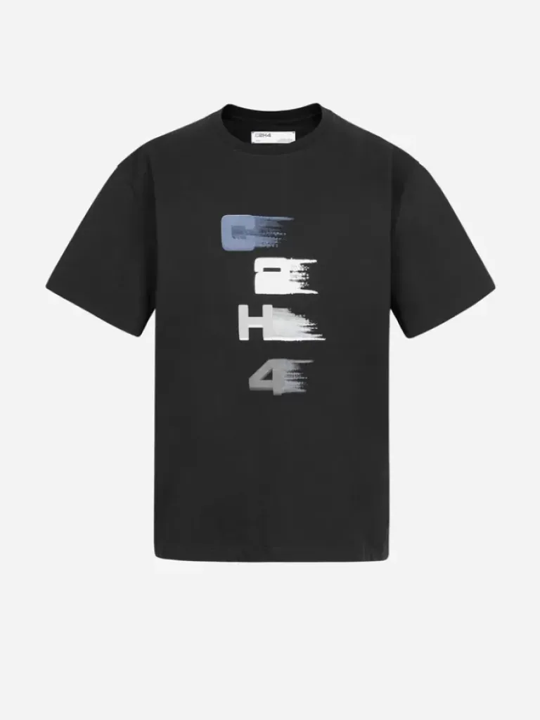 Men C2H4 005 - Layered Print Logo T-Shirt