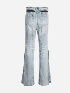 Women C2H4 005 - Layering Paneled Cut-Out Jeans