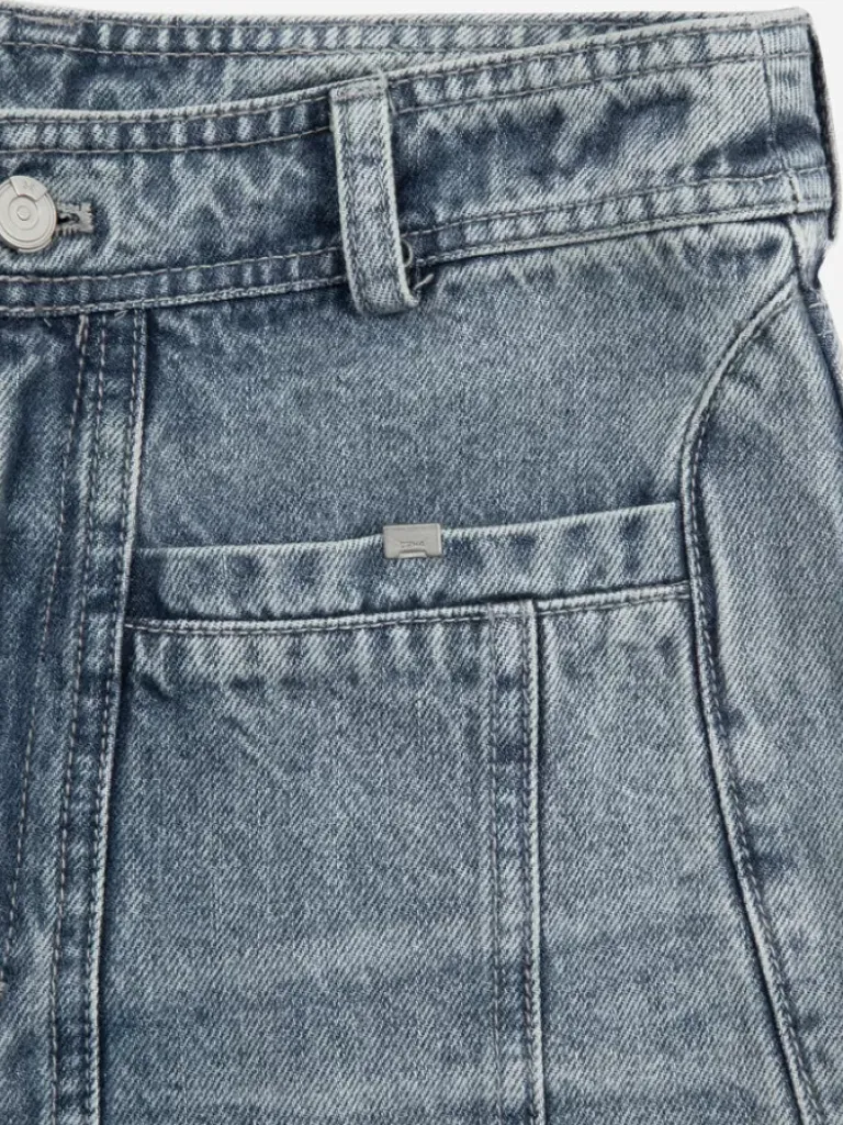 Women C2H4 005 - Layering Paneled Cut-Out Jeans