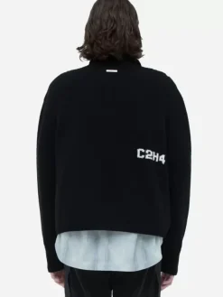 Men C2H4 002 - Memory Nylon Layered Sweater