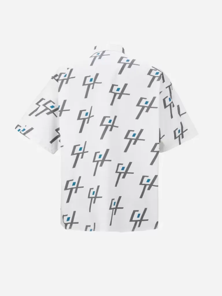 Men C2H4 003 - Monogram Short Sleeve Shirt