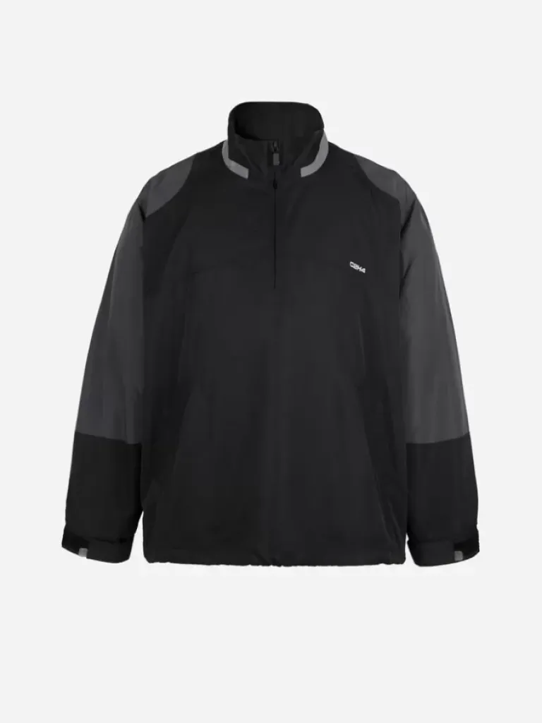 Men C2H4 001 - Mtro Panelled Half Zip Windbreaker
