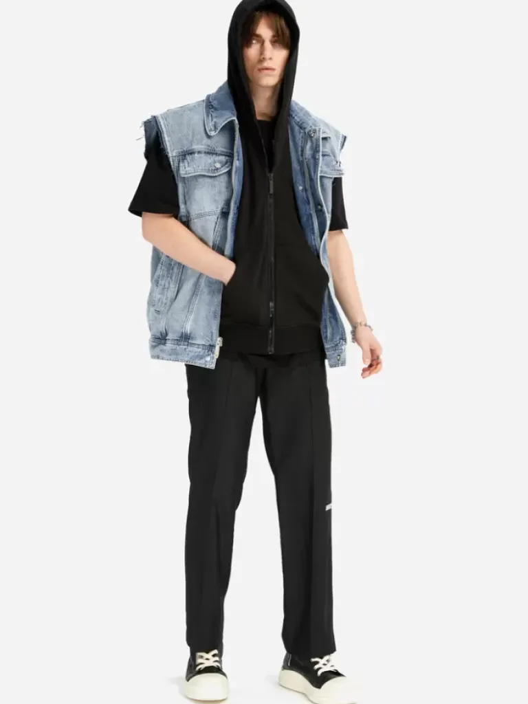 Men C2H4 005 - Oversizing Deformable Denim Vest