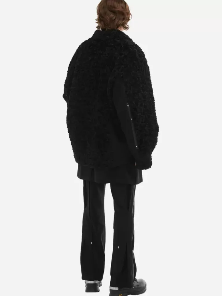 Men C2H4 006 - Panelled Berber Fleece Coat