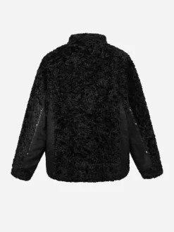 Men C2H4 006 - Panelled Berber Fleece Coat