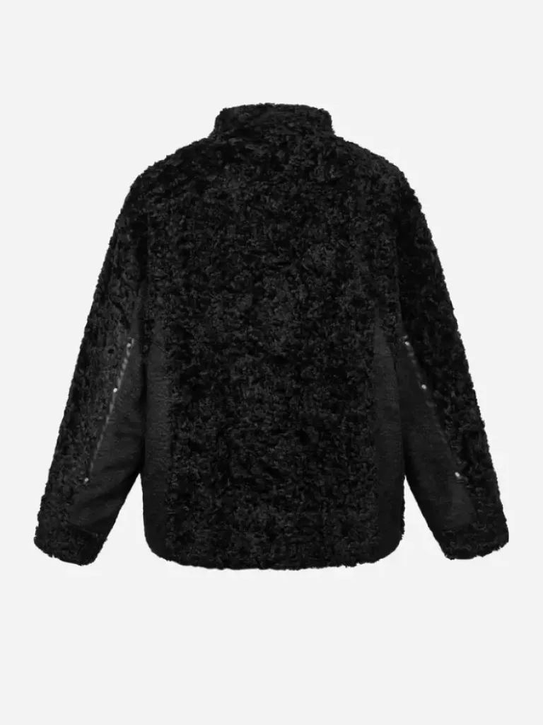 Men C2H4 006 - Panelled Berber Fleece Coat