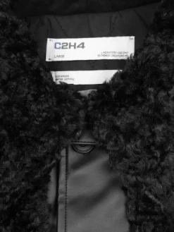 Men C2H4 006 - Panelled Berber Fleece Coat