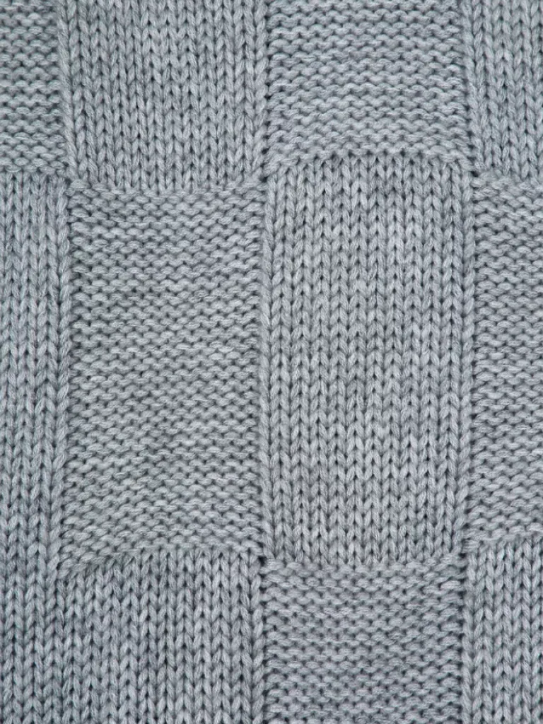 Men C2H4 005 - Panelled Check Knit Vest