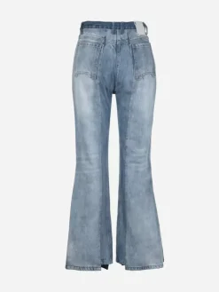 Women C2H4 004 - Panelled Faded Vintage Jeans