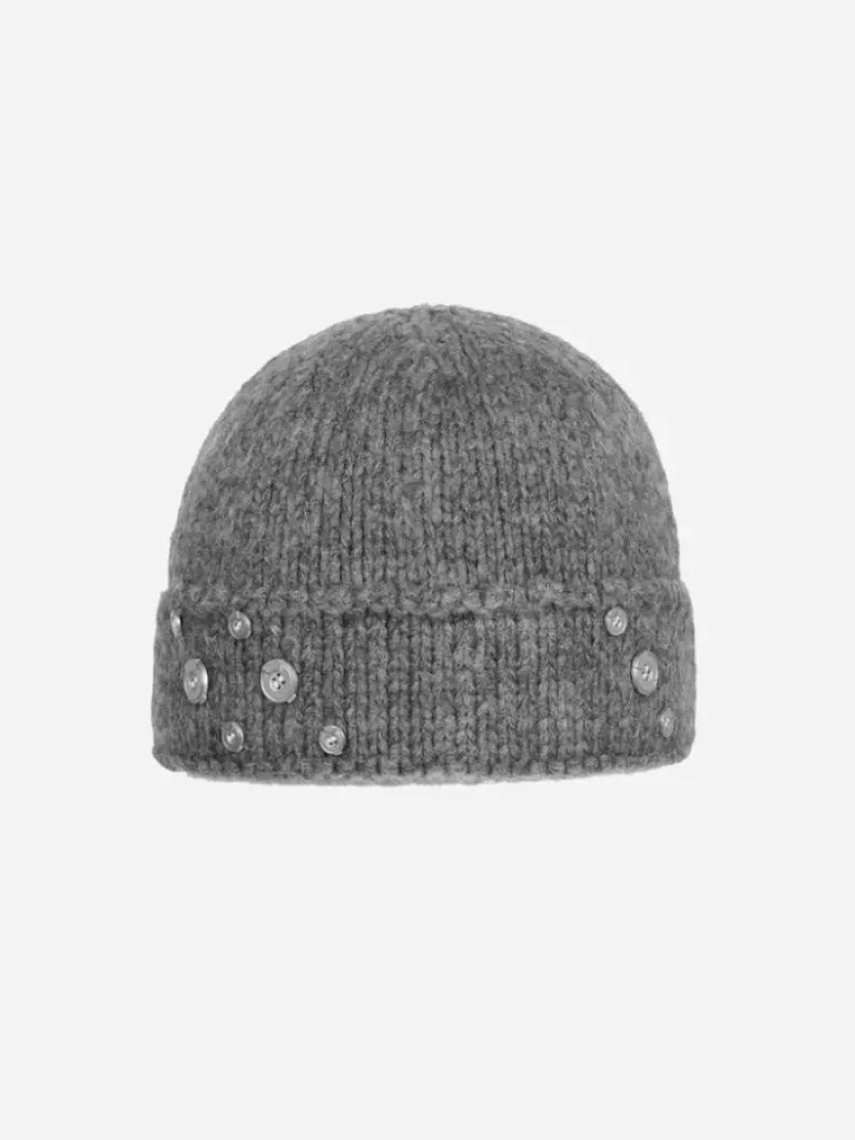 Men C2H4 006 - "Parallel Spot" Knit Covert Beanie