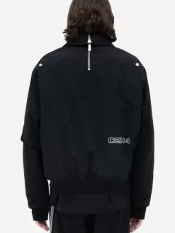 Men C2H4 002 - Quilted Intervein Bomber Jacket