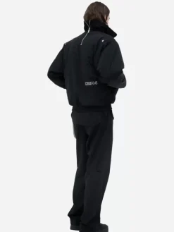 Men C2H4 002 - Quilted Intervein Bomber Jacket
