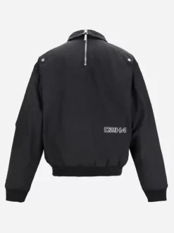 Men C2H4 002 - Quilted Intervein Bomber Jacket