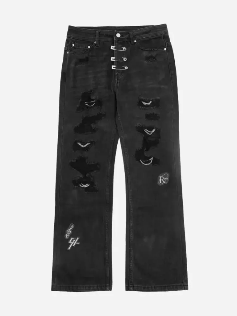 Men C2H4 003 - Ruin Distressed Chaos Jeans