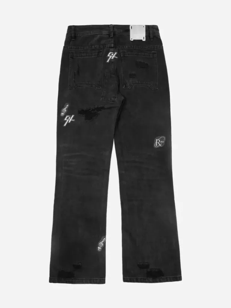 Men C2H4 003 - Ruin Distressed Chaos Jeans