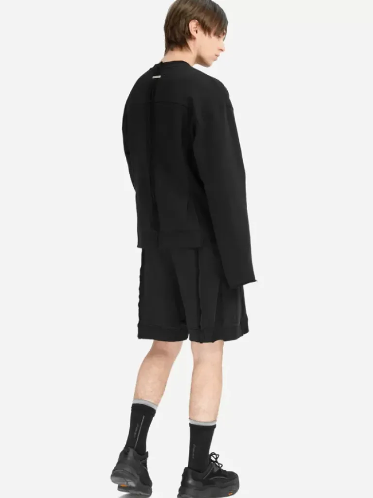 Men C2H4 005 - Solid Arch Construction Crewneck