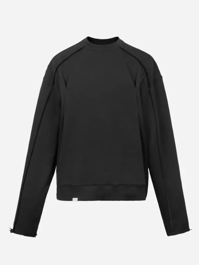Men C2H4 005 - Solid Arch Construction Crewneck