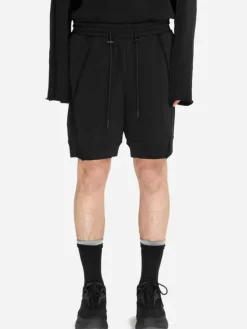 Men C2H4 005 - Solid Arch Construction Sweat Shorts