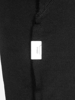 Men C2H4 005 - Solid Knit Paneled Crewneck