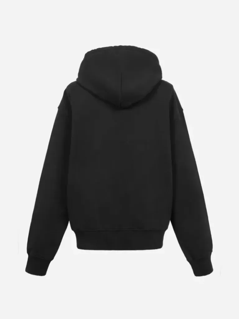 Men C2H4 006 - "Spatio-Temporal" Fuzzy Logo Hoodie